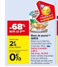 blanc de poulet Herta