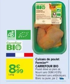 cuisses de poulet carrefour