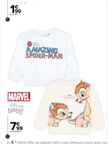 1⁹9  lehi  marvel  disney  baby  7⁹9  99  le sweatshi  amazing spider-man  bembi  