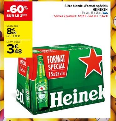 bière blonde Heineken