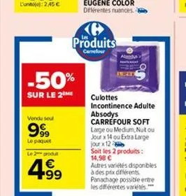 incontinence carrefour