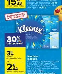 soldes kleenex