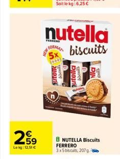 biscuits Nutella