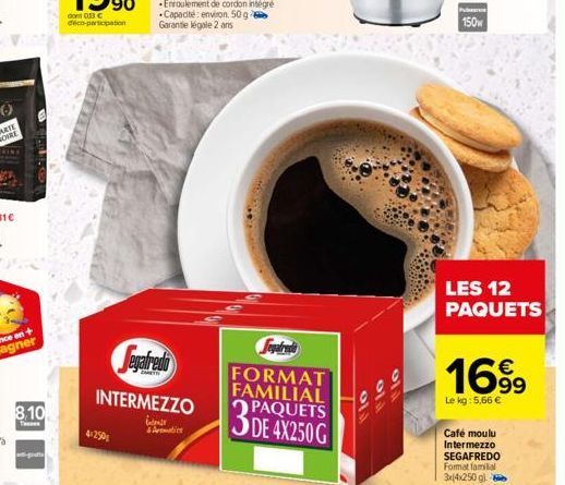 café moulu Segafredo