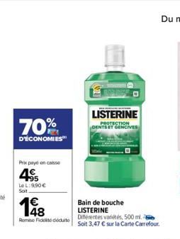 bain de bouche Listerine