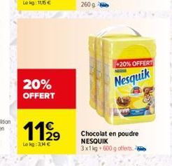 chocolat Nesquik