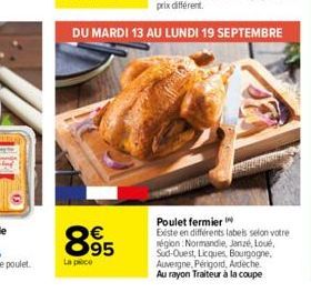 poulet fermier Loué