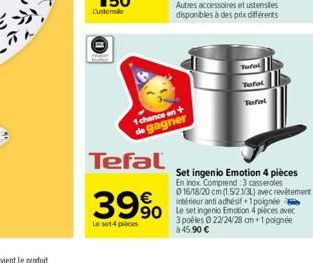 revêtement intérieur Tefal