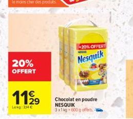 chocolat Nesquik