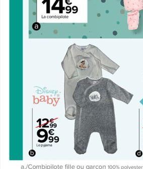 a  Disney baby  1299  999  €  Lepyjama 