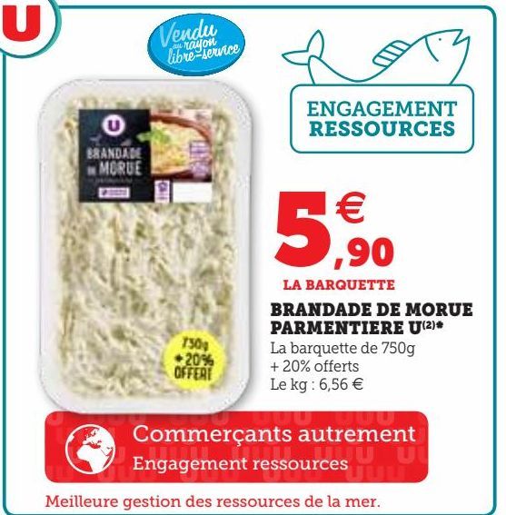 BRANDADE DE MORUE PARMENTIERE U