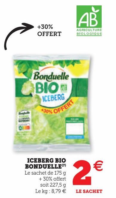 ICEBERG BIO BONDUELLE