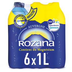 EAU MINERALE NATURELLE GAZEUSE ROZANA