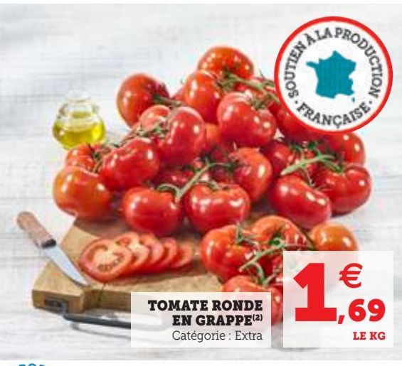 TOMATE RONDE EN GRAPPE