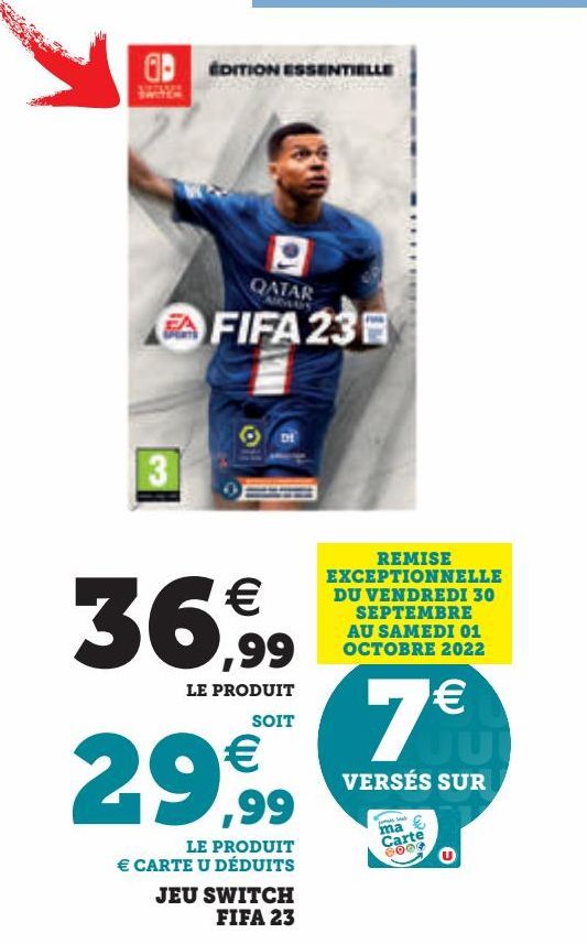 JEU SWITCH FIFA 23