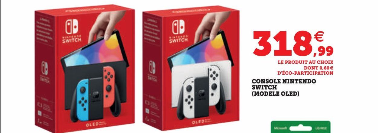 CONSOLE NINTENDO SWITCH (MODELE OLED)