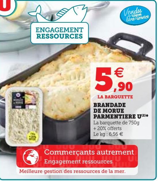 BRANDADE DE MORIE PARMENTIERE U