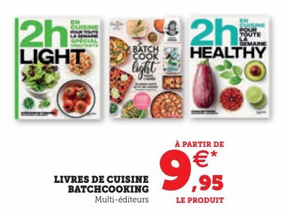 LIVRES DE CUISINE BATCHCOOKING 