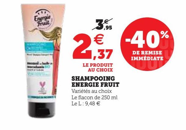 SHAMPOOING ENERGIE FRUIT