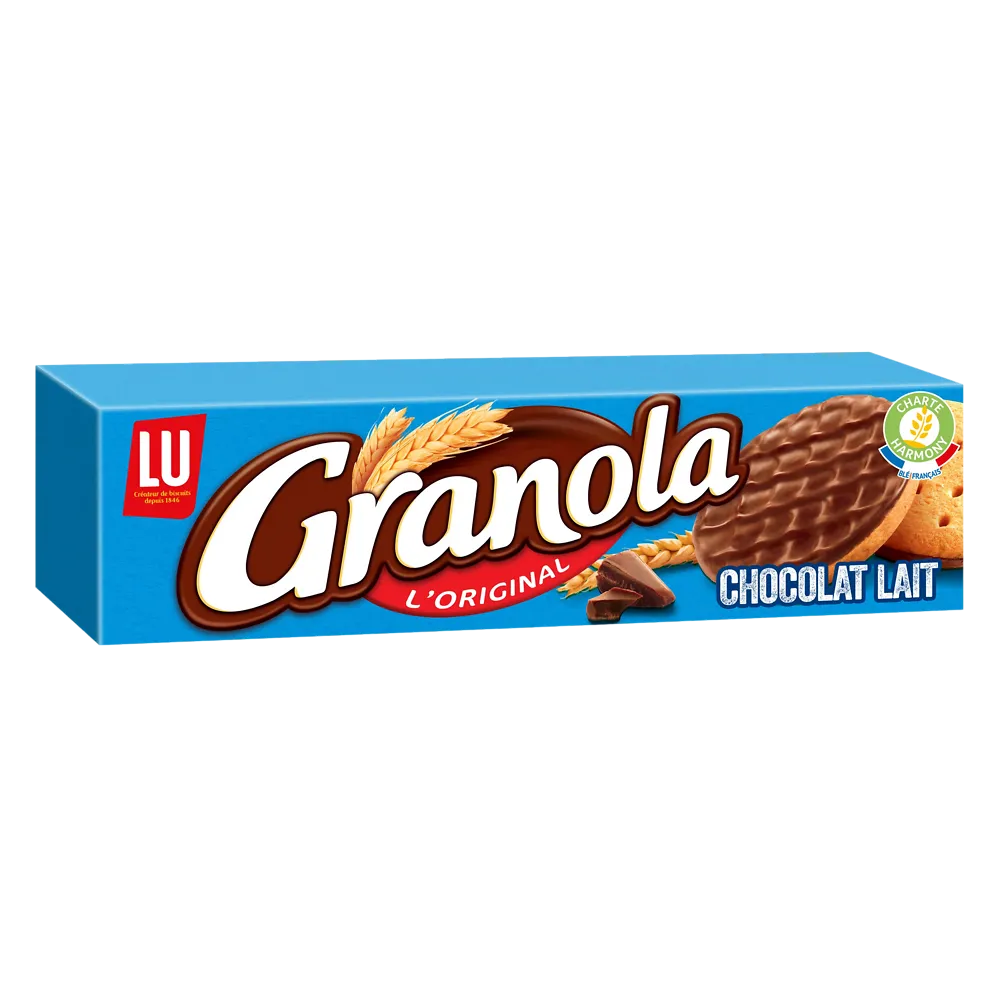 granola chocolat au lait lu