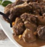 BOEUF BOURGUIGNON U OU PAUPIETTE DE VEAU SAUCE AUX CHAMPIGNONS DE PARIS U 