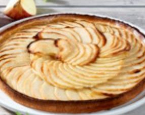 TARTE AUX POMMES U  OU TARTE NORMANDE  U 6 PARTS