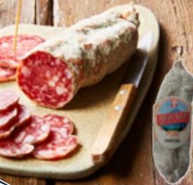 SAUCISSON SEC BEL'ALP  NATURE OU AU BEAUFORT  OU AUX NOISETTES OU FUME  OU SAUCISSE DROITE  DE MONTAGNE