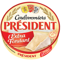 COULOMMIERS PASTEURISE  L'EXTRA FONDANT PRESIDENT