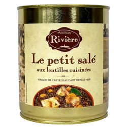 plats cuisines  aux lentilles  maison riviere