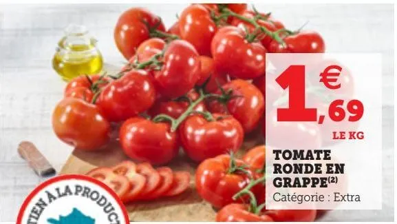 tomate ronde en grappe
