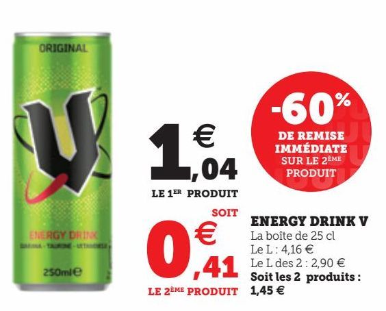 ENERGY DRINK V