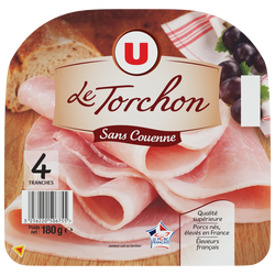 JAMBON CUIT AU TORCHON DECOUENNE U