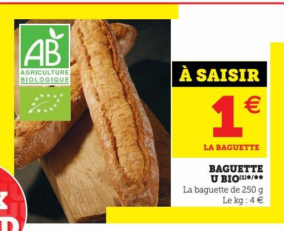 BAGUETTE U BIO