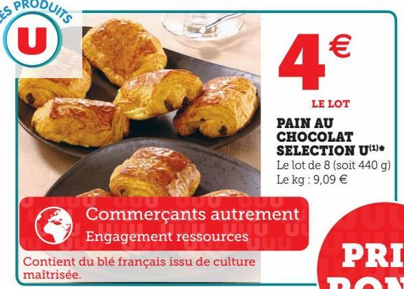 PAIN AU CHOCOLAT SELECTION U