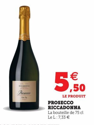 PROSECCO RICCADONNA 