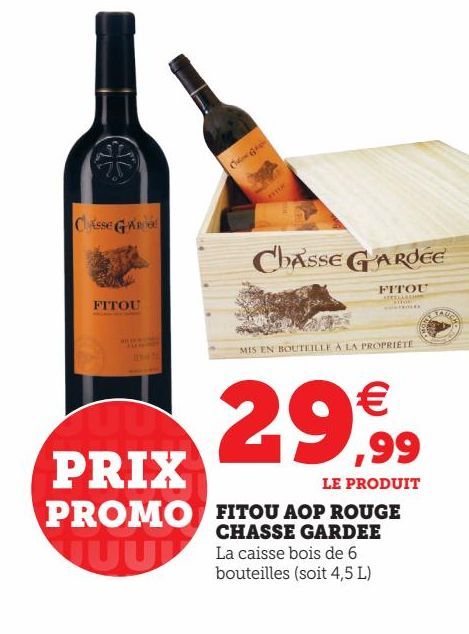 FITOU AOP ROUGE CHASSE GARDEE