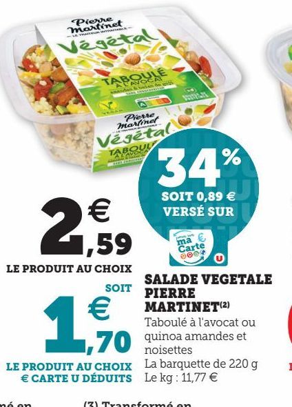 SALADE VEGETALE PIERRE MARTINET