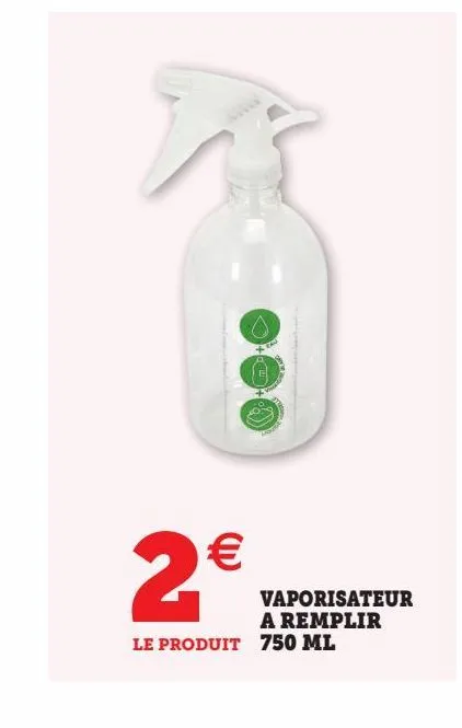 vaporisateur a remplir 750 ml