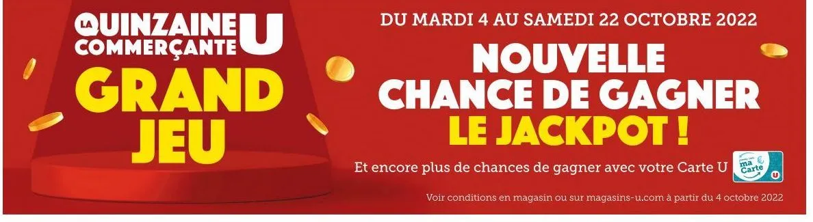 nouvelle chance de gagner le jackpot !