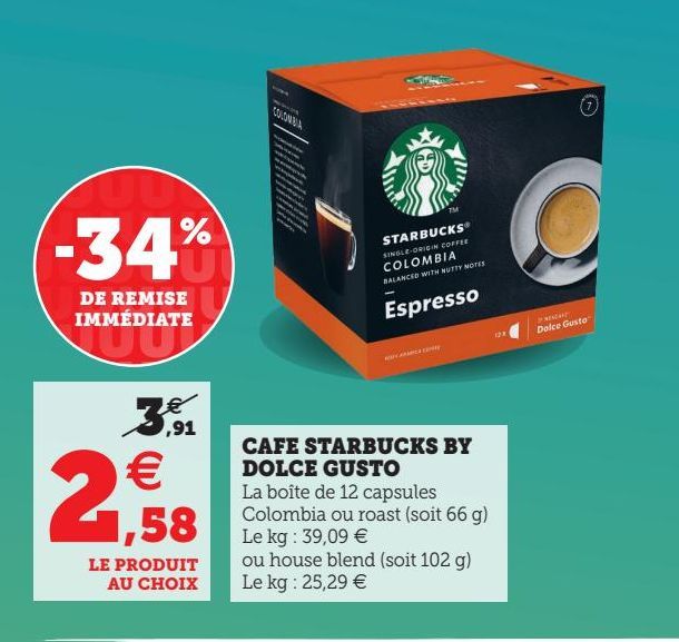 CAFE STARBUCKS BY DOLCE GUSTO