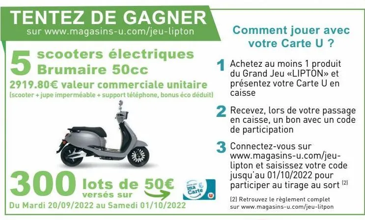 tentez de gagner