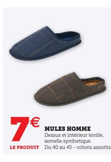  MULES HOMME
