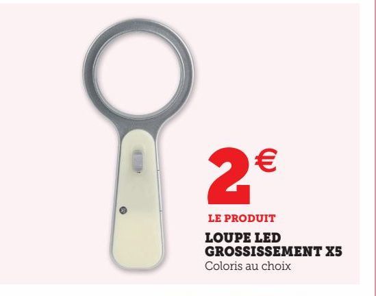 LOUPE LED GROSSISSEMENT X5