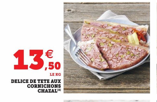 DELICE DE TETE AUX CORNICHONS CHAZAL