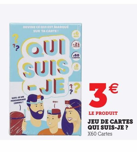 Jeu de Cartes qui suis-je?