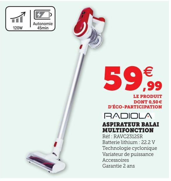 ASPIRATEUR BALAI MULTIFONCTION