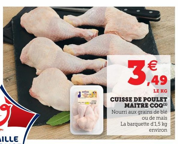 cuisse de poulet Maître Coq