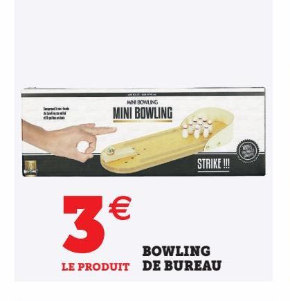 bowling de bureau