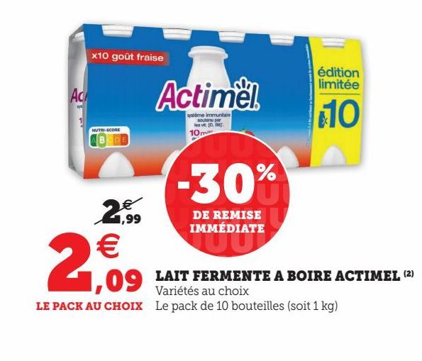 LAIT FERMENTE A BOIRE ACTIMEL (2)