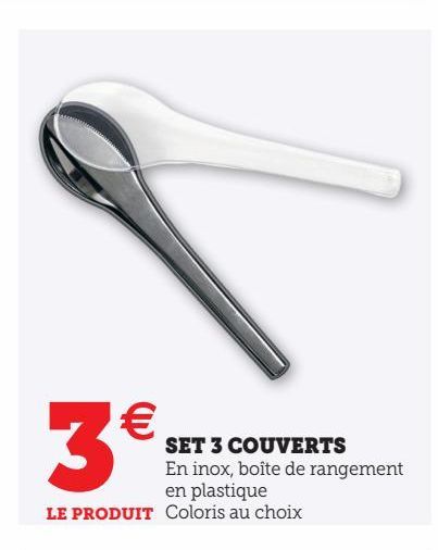 Set 3 couverts